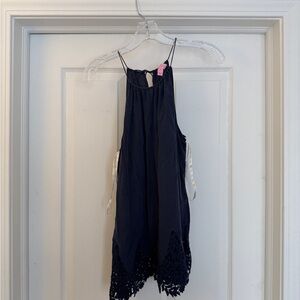 Lilly Pulitzer Navy Tank Top